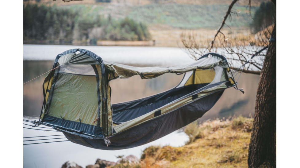 Crua Outdoors Hybrid Camping Ground Tent Or Hammock, Green, CH-03