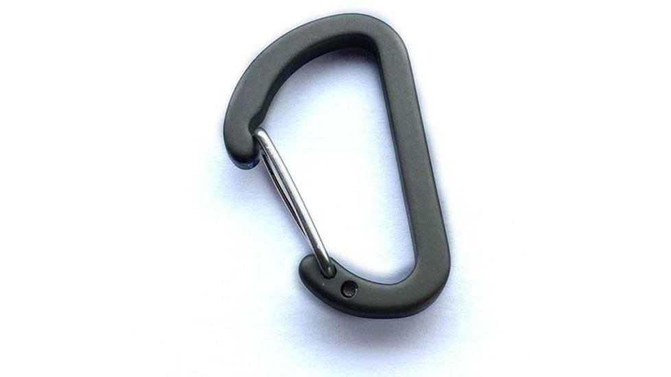 Crua Outdoors Mini Carabiners 6 Pack, Black, M-CAR-06