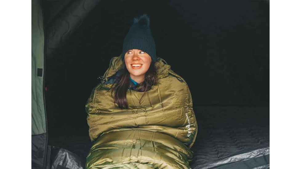 Crua Outdoors Mummy Sleeping Bag, Green, MSB-23