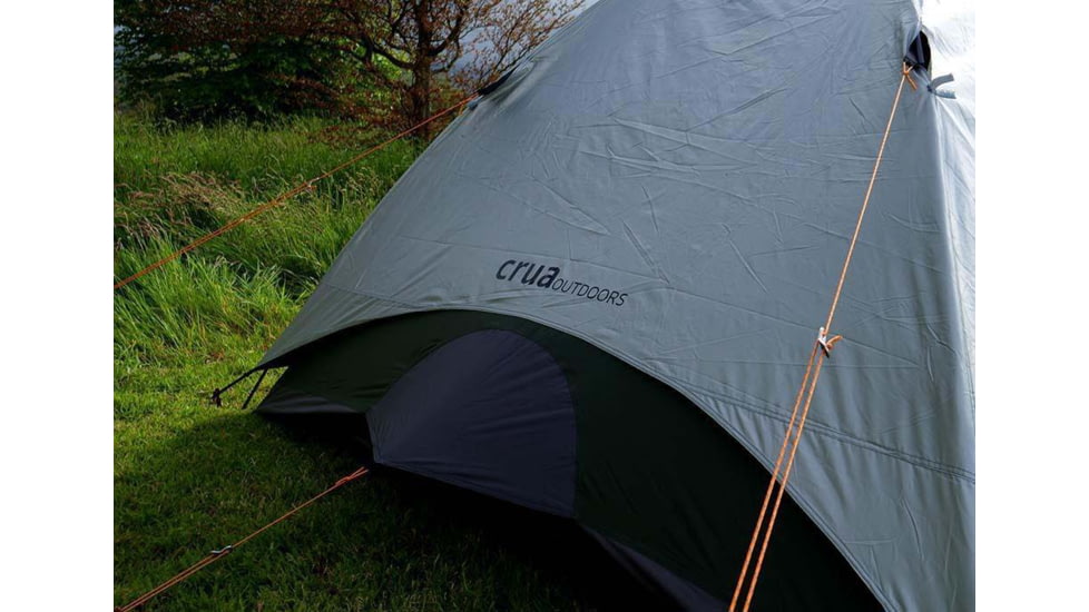 Crua Outdoors Reflective Flysheet For Duo Maxx Tent, Green/Silver, RF-DUO-M