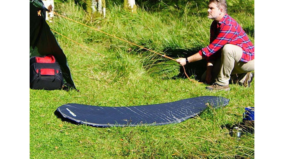 Crua Outdoors Self Inflating Camping Mattress Sleeping Pad, Gray, SIM-01