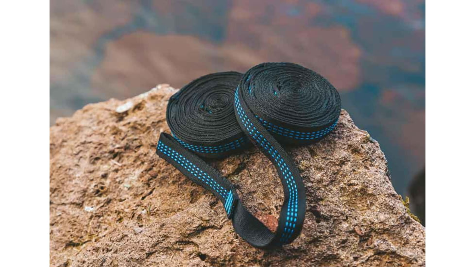 Crua Outdoors Tree Straps, Black/Blue, TS-01