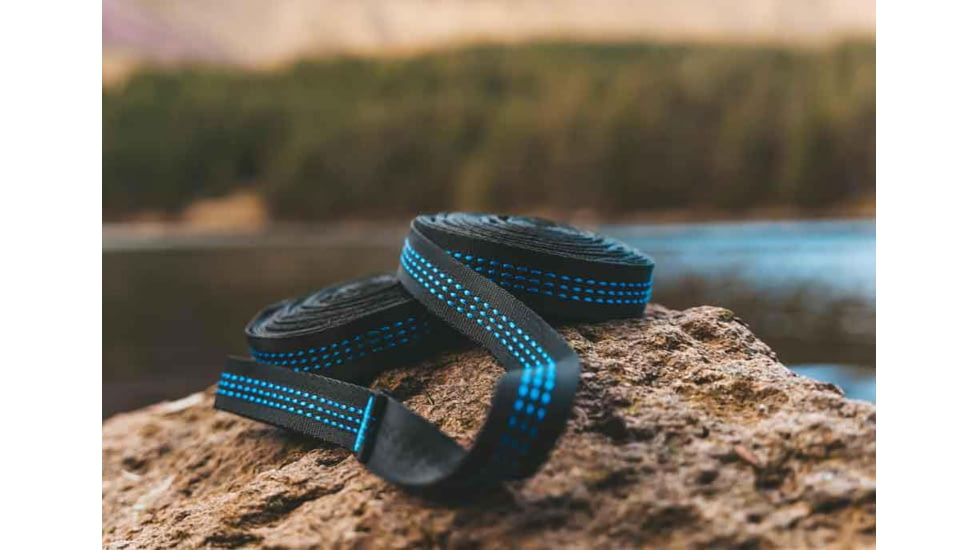 Crua Outdoors Tree Straps, Black/Blue, TS-01