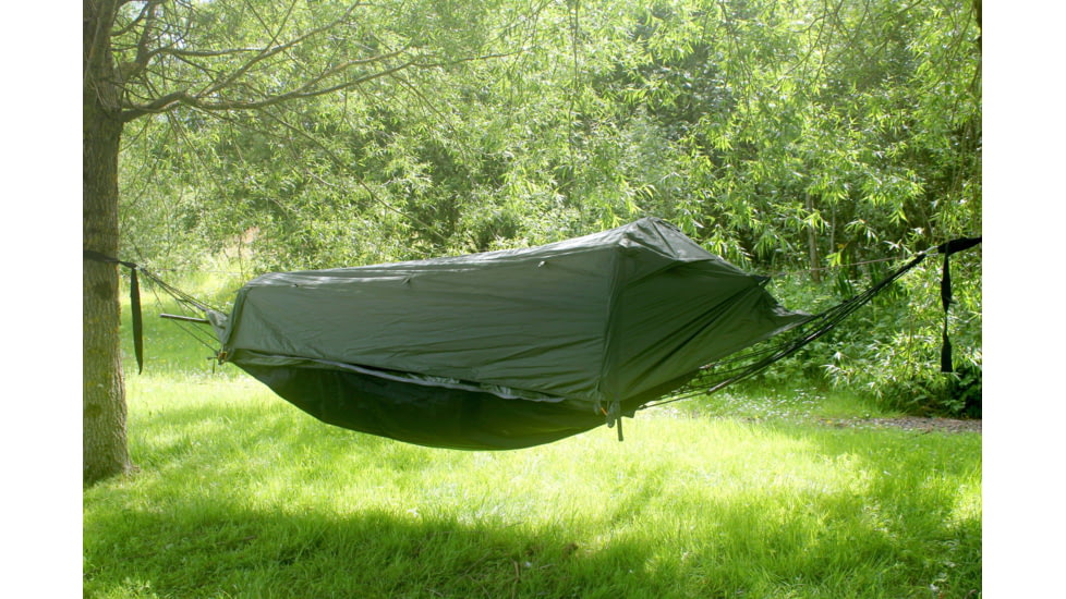 Crua Outdoors Twin Hybrid Camping Ground Tent Or Hammock, Green, TCH-03