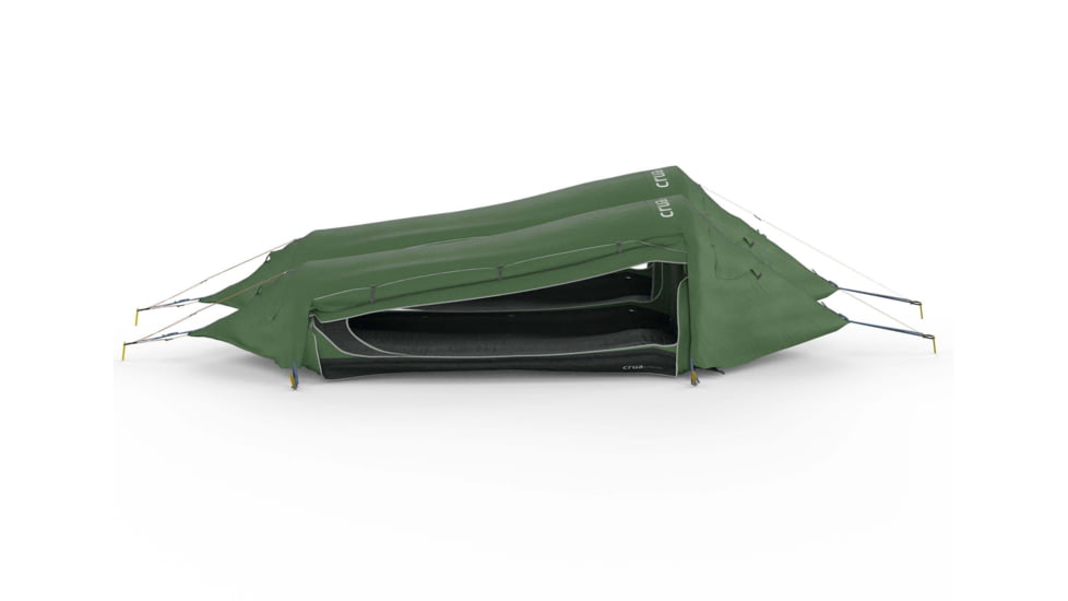 Crua Outdoors Twin Hybrid Set for Camping Ground Tent Or Hammock, Green, TCHS-03