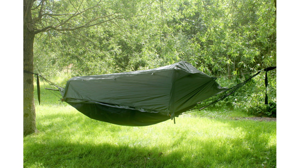 Crua Outdoors Twin Hybrid Set for Camping Ground Tent Or Hammock, Green, TCHS-03