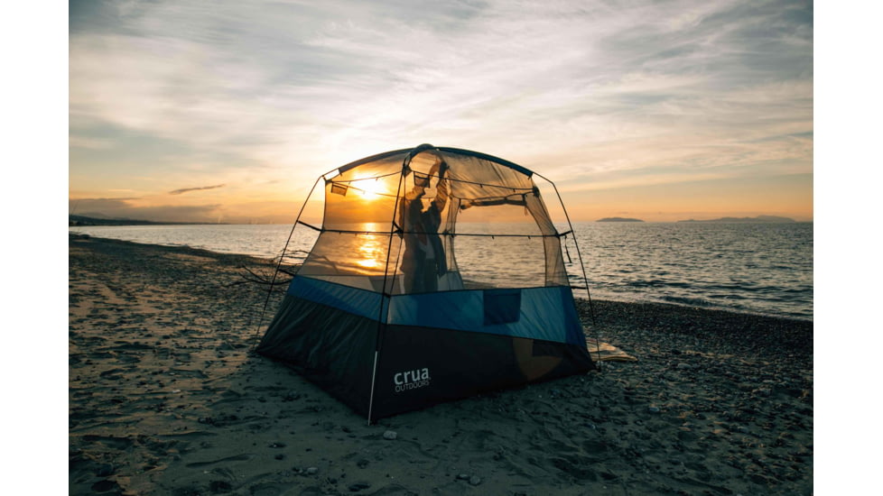 Crua Outdoors Xtent Hiking Tent, Fully Vertically Extendable, 5 ft - 6.6 ft, Blue, XTENT-B01