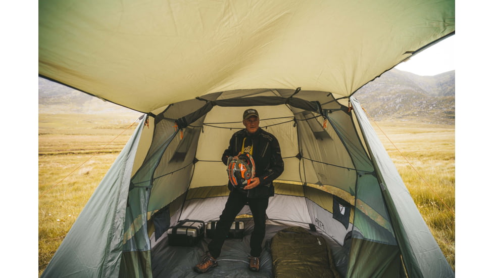 Crua Outdoors Xtent Hiking Tent, Fully Vertically Extendable, 5 ft - 6.6 ft, Blue, XTENT-B01