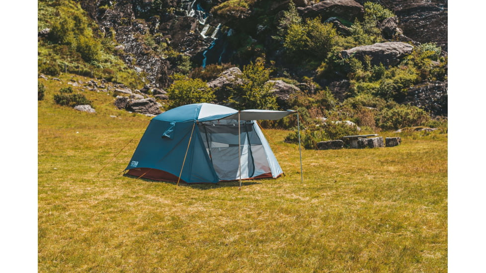 Crua Outdoors Xtent Hiking Tent, Fully Vertically Extendable, 5 ft - 6.6 ft, Blue, XTENT-B01