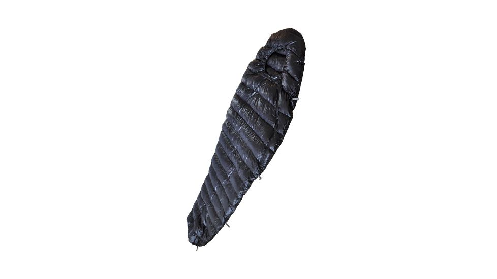 Crux Deuterium Sleeping Bag Liner-Black/Anthracite-Short