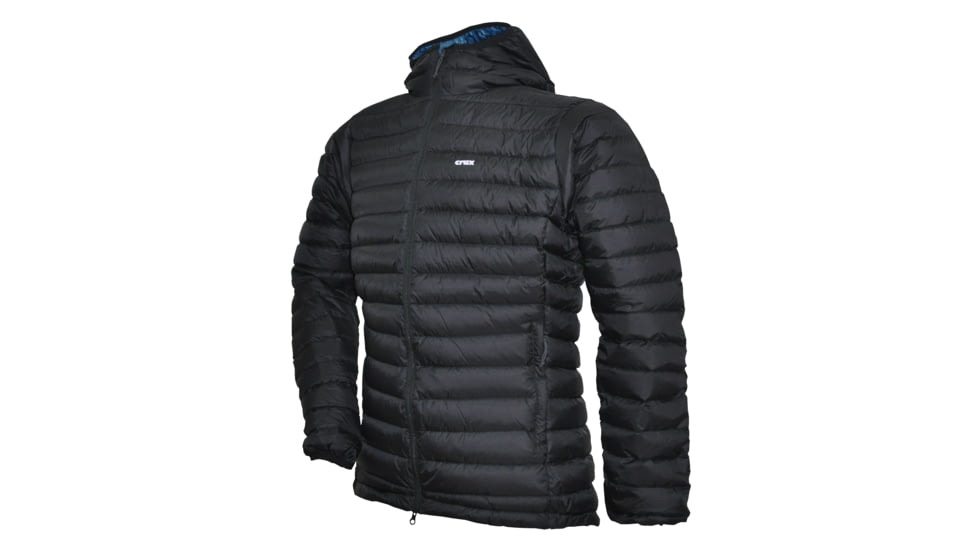 Crux Halo Hooded Jacket - Men's-Black-Small