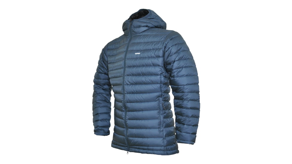 Crux Halo Hooded Jacket - Men's-Blue-Small