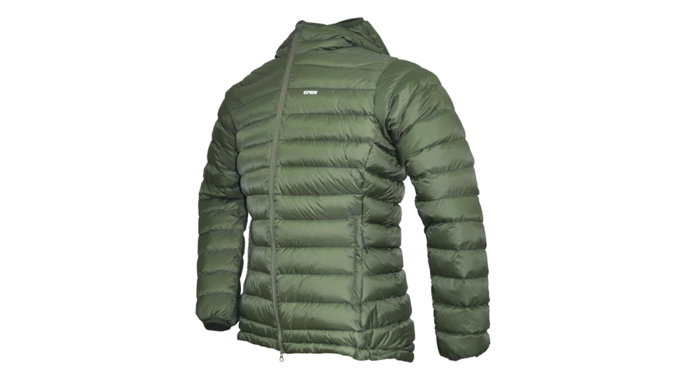 Crux Halo Hooded Jacket - Men's-Green-Small