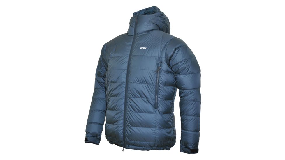 Crux Rimo Hooded Jacket - Men's-Blue-Small