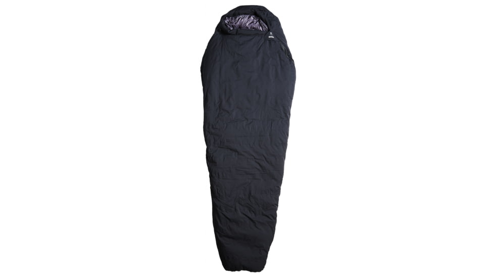 Crux Torpedo 500 Sleeping Bag-Black/Anthracite-Medium-Right
