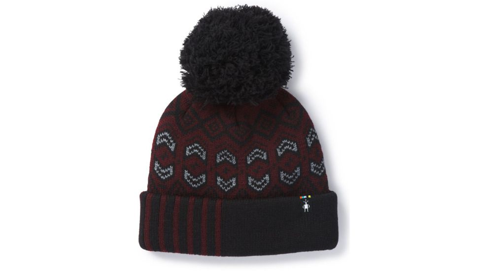 Smartwool Crystal Ridge Pattern Hat -Unisex, Fig Heather, Unisex Medium, SW000439A24-1FM