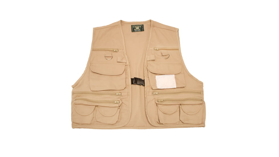 Crystal River Utility Vest Tan Small, CR/FV1-S