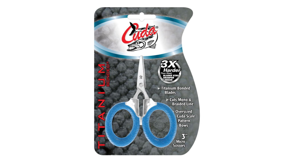 Cuda 3 Titanium Bonded Braid &amp; Mono Scissor 18826