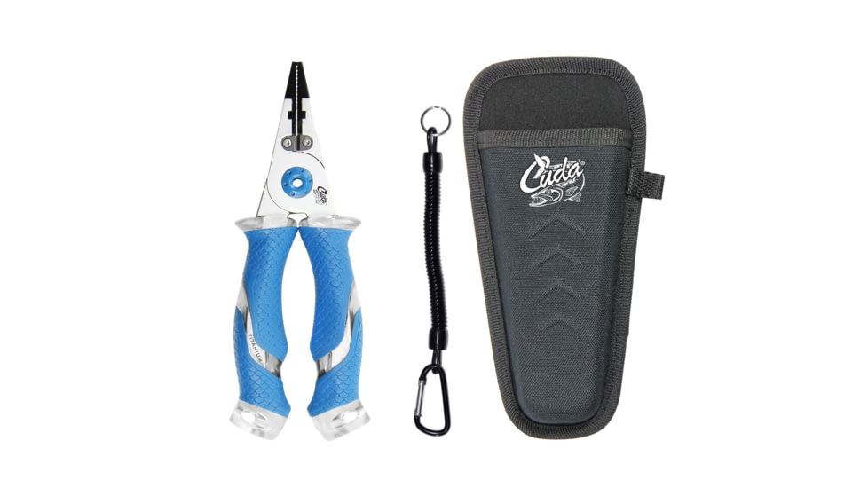 Cuda 7.5 Ti Pliers with lanyard &amp; sheath 18837