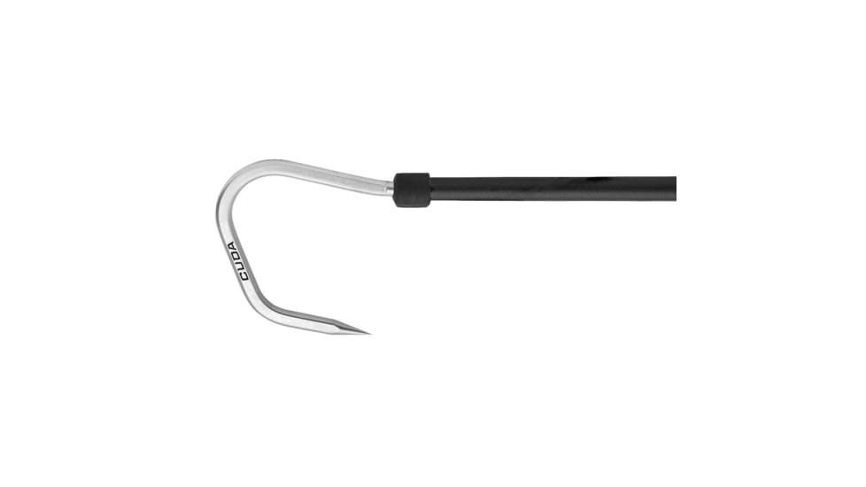 Cuda 8ft Shaft with 4in Hook Carbon Fiber Gaff, Blue/Black, 18139