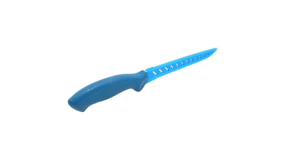 Cuda AquaTuff Fillet Knife with Blade Cover, Blue, 9in, 23047