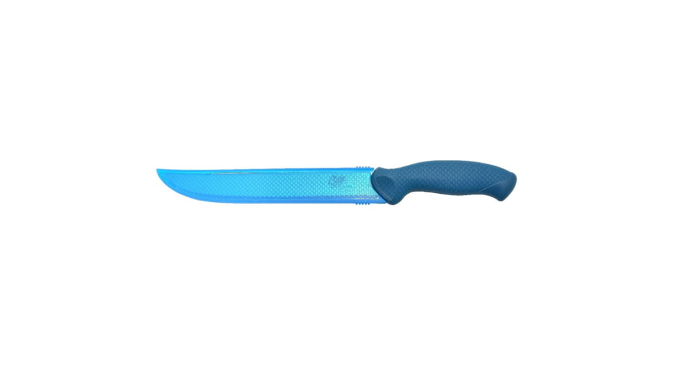 Cuda AquaTuff Serrated Utility Knife with Blade Cover, Blue, 9in, 23048