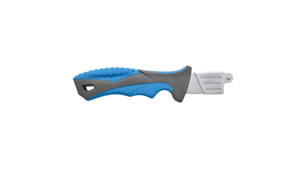 Cuda Interchangeable Knife Set, 4in/ 7in/ Fillet Blades, Handle and Sheath, Blue/Grey, 23070