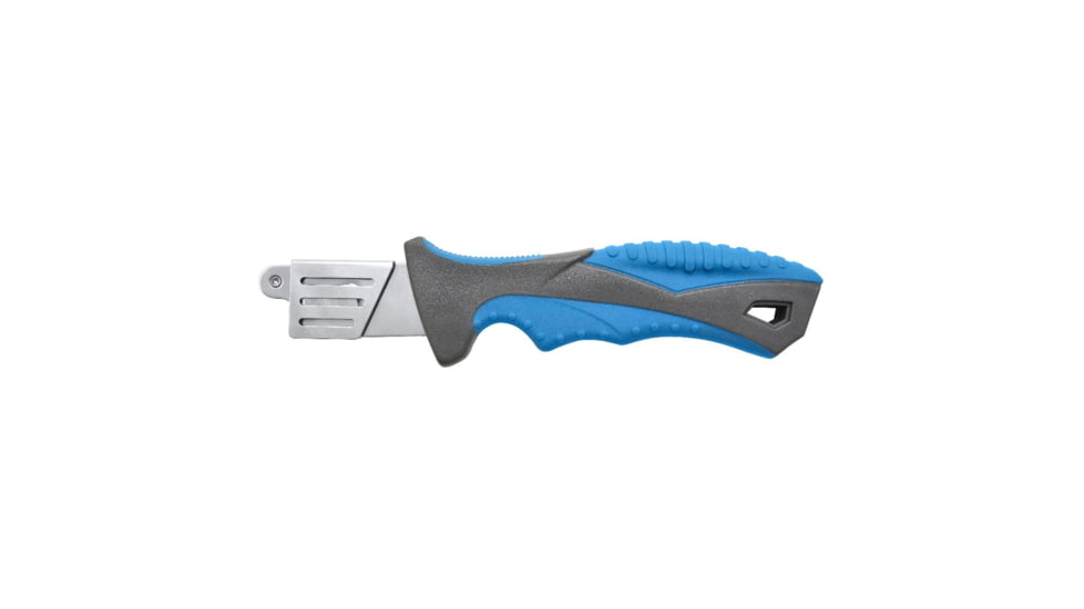 Cuda Interchangeable Knife Set, 4in/ 7in/ Fillet Blades, Handle and Sheath, Blue/Grey, 23070