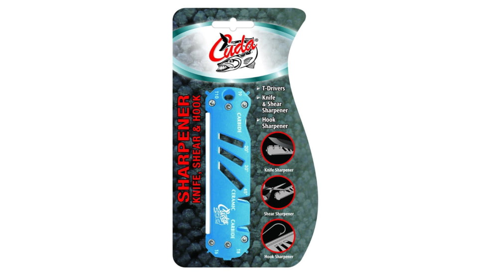 Cuda Knive, Shear And Hook Sharpener w/ Flathead Drivers, 18097