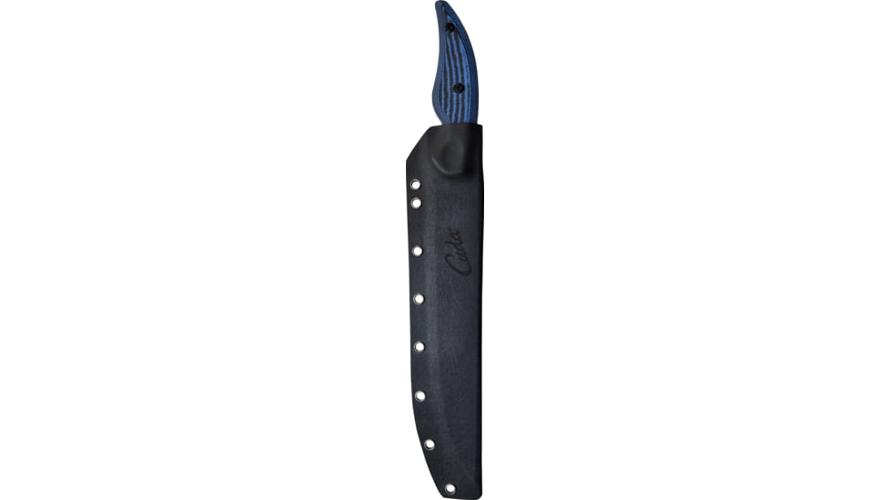 Cuda Knives Cuda 10 in Professional Fillet Fixed Blade Knife, 10in, Stainless Steel, Standard Edge, Blue/Black Micarta Handle, 18131