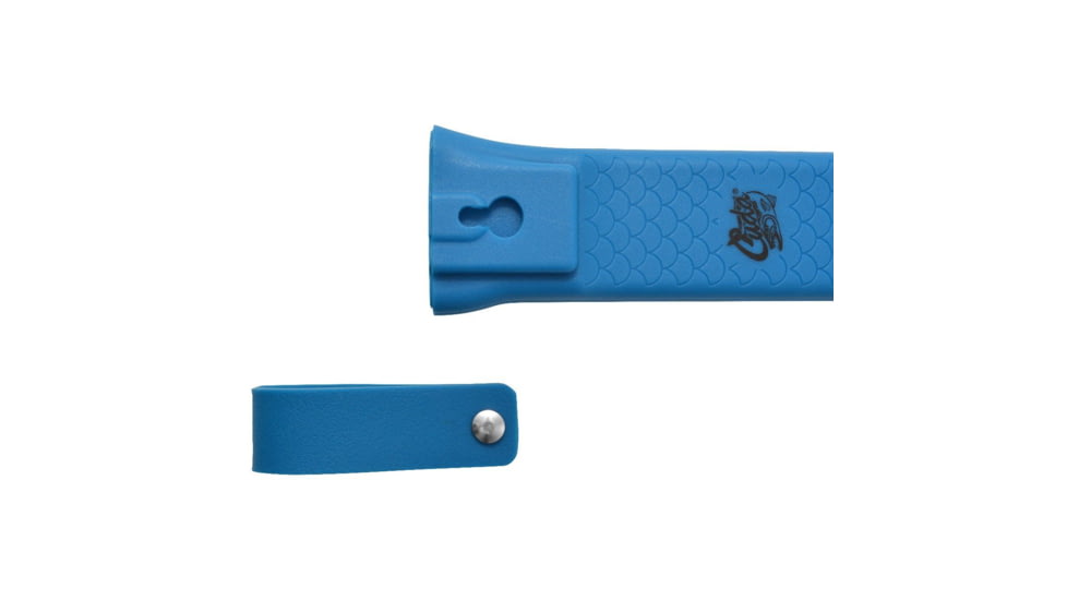 Cuda Knives Cuda 7 in Fillet With Sheath Fixed Blade Knife, 7in, German 4116 Steel, Standard Edge, Blue, Synthetic Handle, 18124