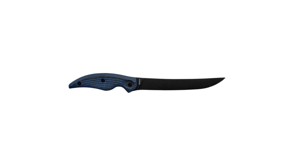 Cuda Knives Cuda 7 in Wide Fillet Fixed Blade Knife, 7in, Standard Edge, Black, 18126