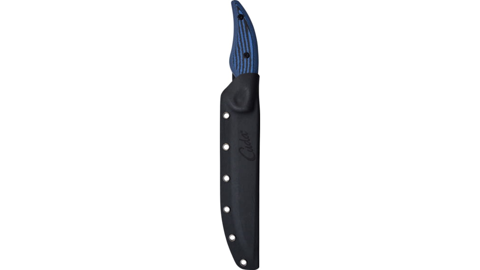 Cuda Knives Cuda 7 in Wide Fillet Fixed Blade Knife, 7in, Standard Edge, Black, 18126