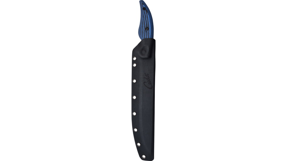 Cuda Knives Cuda 9 in Professional Ser Knife Fixed Blade Knife, 9in, Blue/Black Micarta Handle, 18129