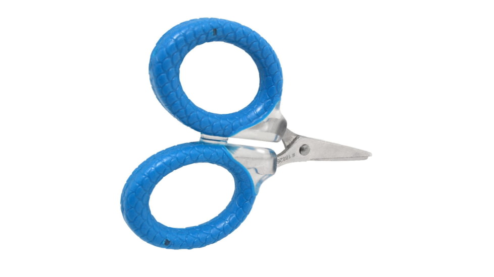 Cuda Knives Cuda Bucket 50 Braid Scissors, 3in Overall, 50 Count, Titanium Bonded Blades w/Dual Micro-Serrations, Oversized Cuda Scale Pattern Non-Slip Handles, 23019