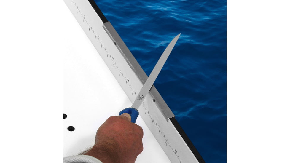 Cuda Marine Cutting Board Channel Sharpener, Silver, 10in, 18218