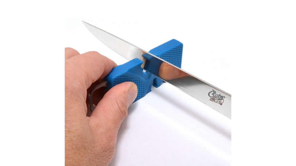 Cuda Pocket Sharpener, Blue, 3.5in, 23062