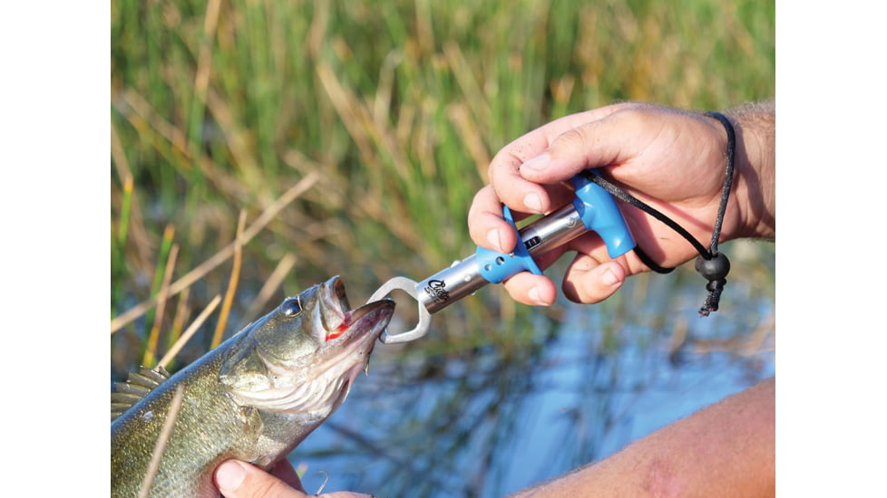 Cuda Stainless Steel Fish Lip Gripper, Blue, 6in, 23061