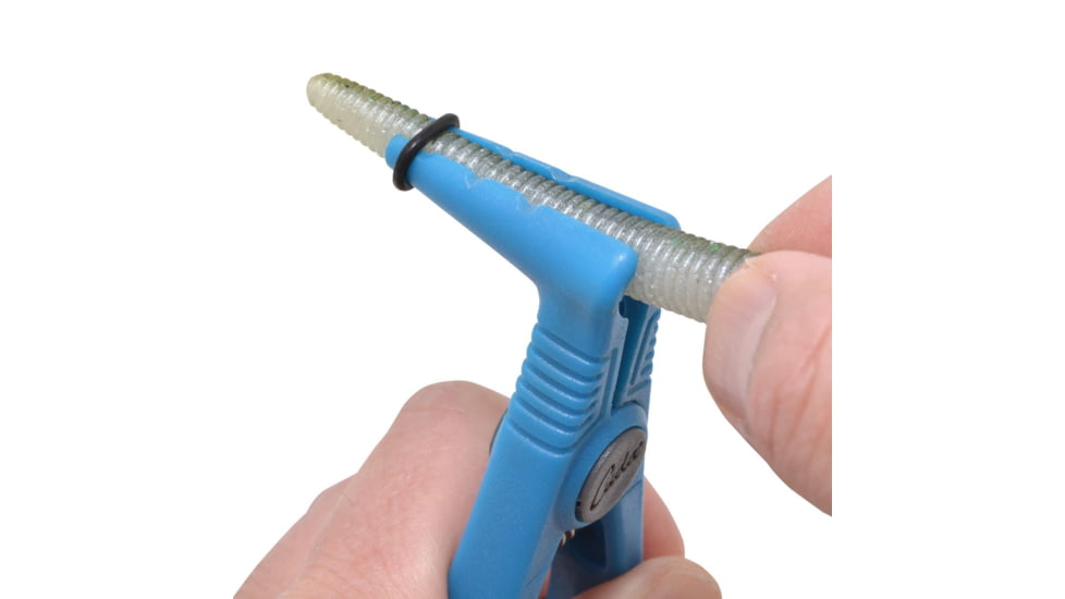 Cuda Wacky Rigging Plier with 10 O-rings, Blue, 5in, 23076