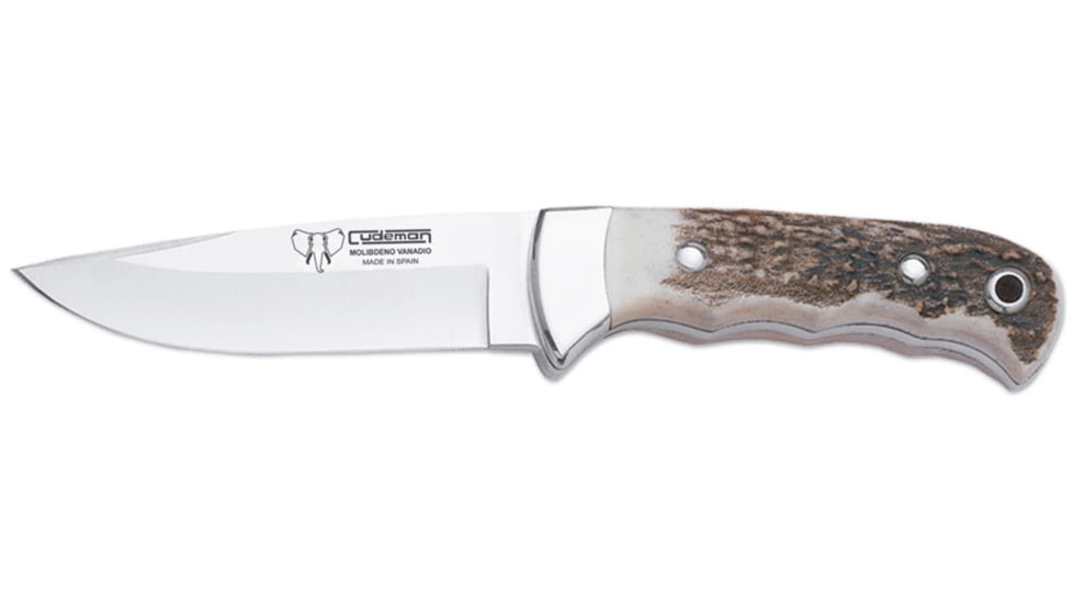 Cudeman 146 Quality Fixed Blade Knife, 11 cm, Molybdenum Vanadium, Deer Stag, 146-C
