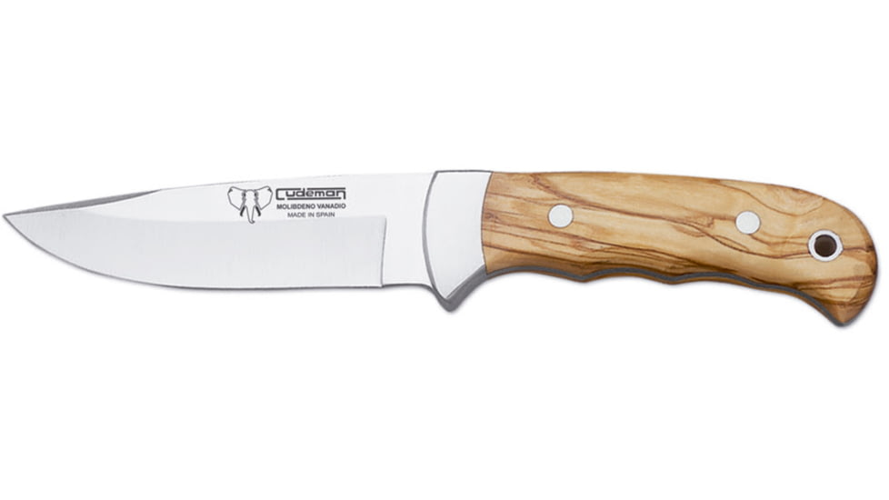 Cudeman 146 Quality Fixed Blade Knife, 11 cm, Molybdenum Vanadium, Satin Olive Wood, 146-L