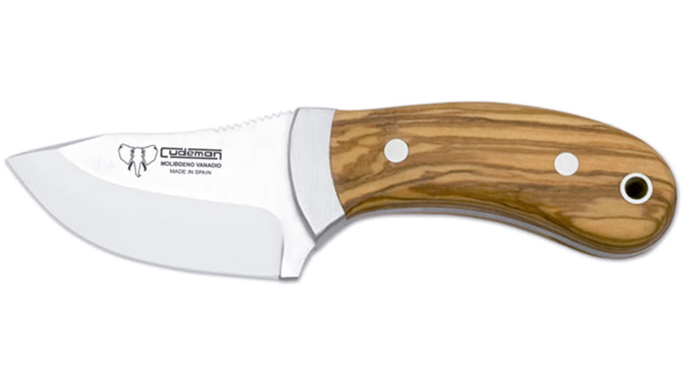 Cudeman 288 Quality Fixed Blade Knife, 7.5 cm, Molybdenum Vanadium, Satin Olive Wood, 288-L