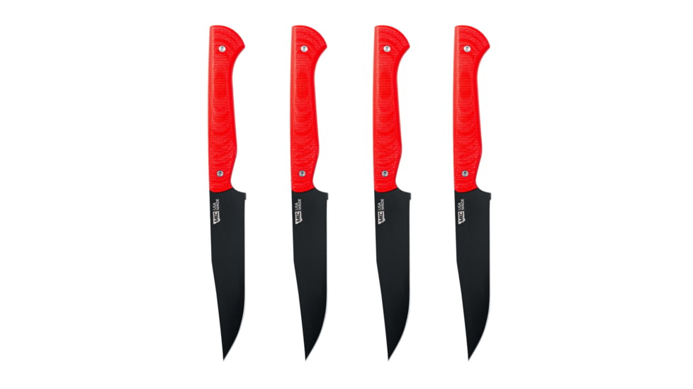 Culinary MKC STEAK KNIVES SET OF 4 - PVD - RED, MKC-001834