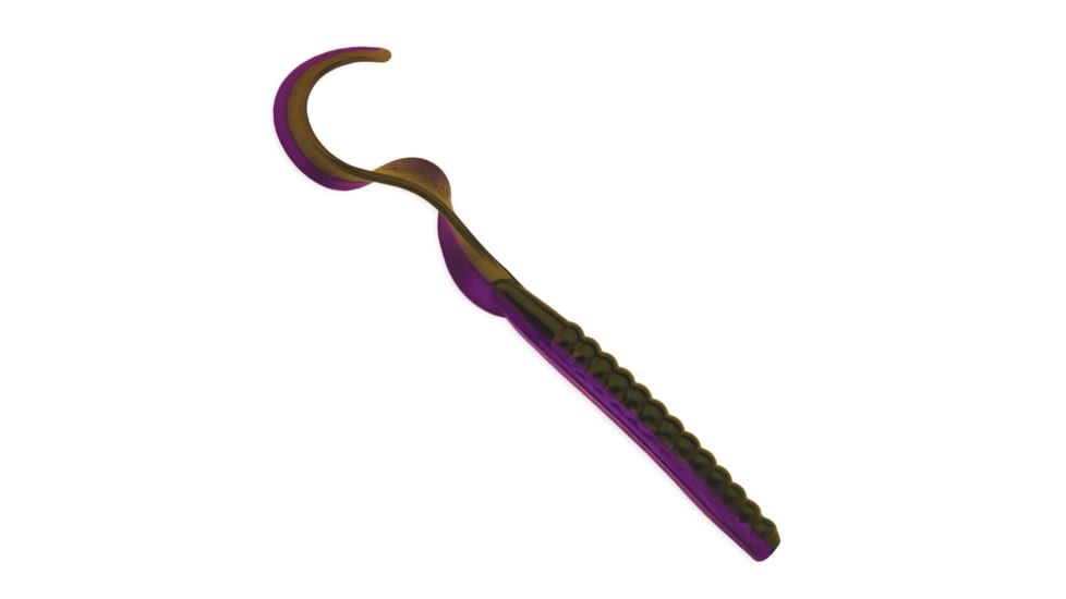 Culprit Fat Max, 6 in, 12 Pack, Grape Shad, MAX6-06