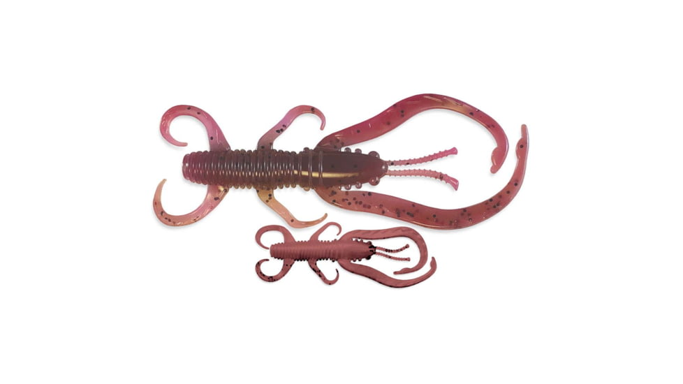 Culprit Flutter Craw, 3in, 12 Pack, Carolina Clay, FC312-296