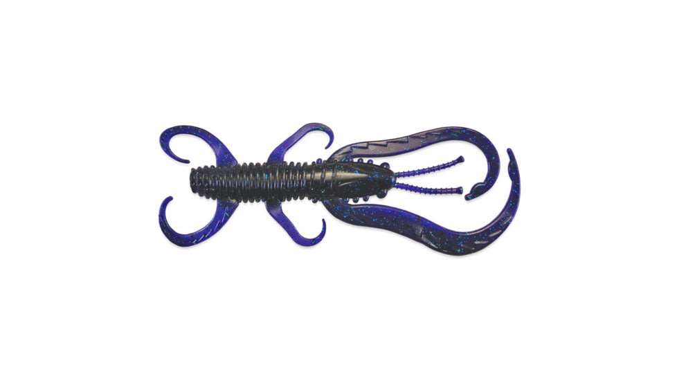 Culprit Flutter Craw, 3in, 12 Pack, June Bug, FC312-48