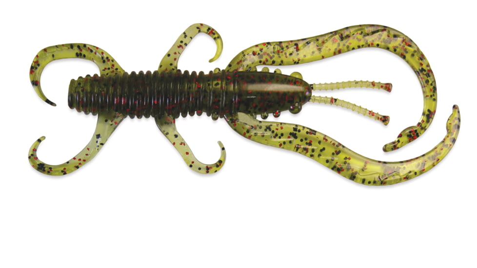 Culprit Flutter Craw, 3in, Watermelon Red, 12ct, Bag, FC312-G7