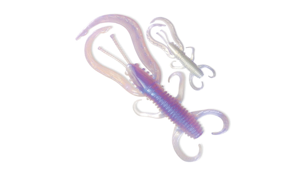 Culprit Flutter Craw, 3in, 12 Pack, Albino, FC312-80