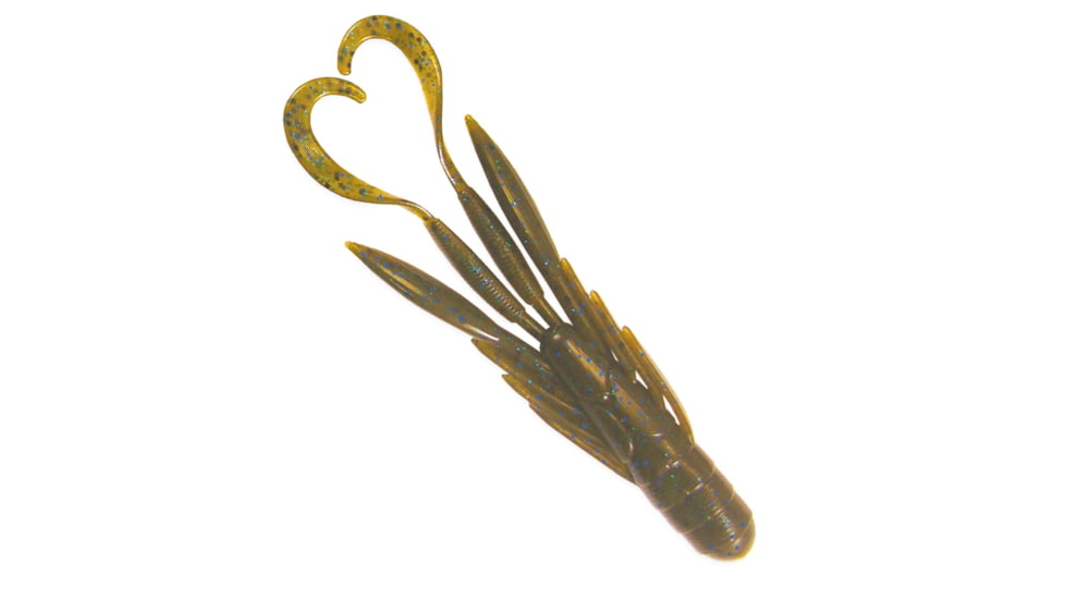 Culprit Incredi-Craw, 3.5 in, 8 Pack, Grn Pmpkn Blue Flake, IC3508-70