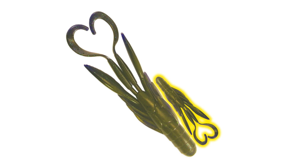 Culprit Incredi-Craw, 3.5 in, 8 Pack, Bama Bug, IC3508-71